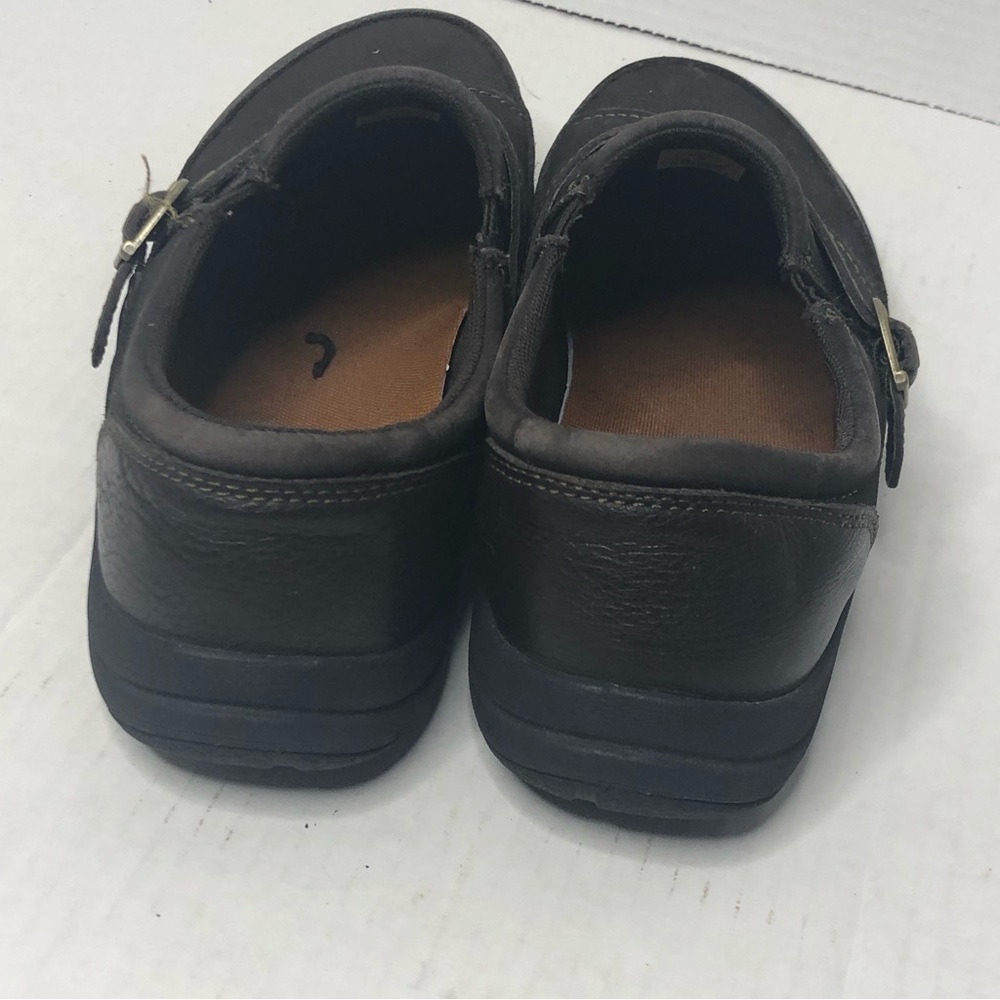 Merrell Shoes Womens 9 Dassie Buckle Brown Slip On Comfort Nubuck Leather - Picture 4 of 12